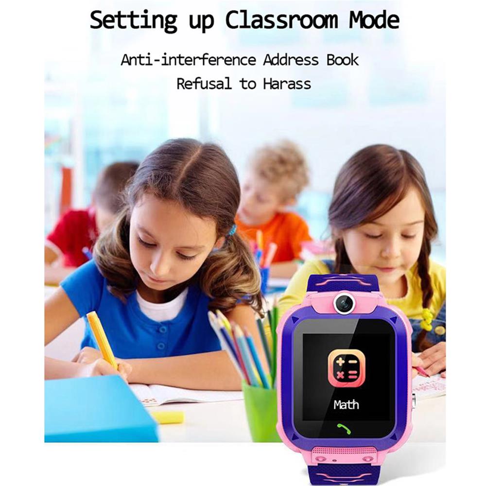 Q12 Children&#39;s Smart Watch SOS Phone Watch Smartwatch For Kids With Sim Card Photo Waterproof IP67 Kids Gift For IOS Android Z5S