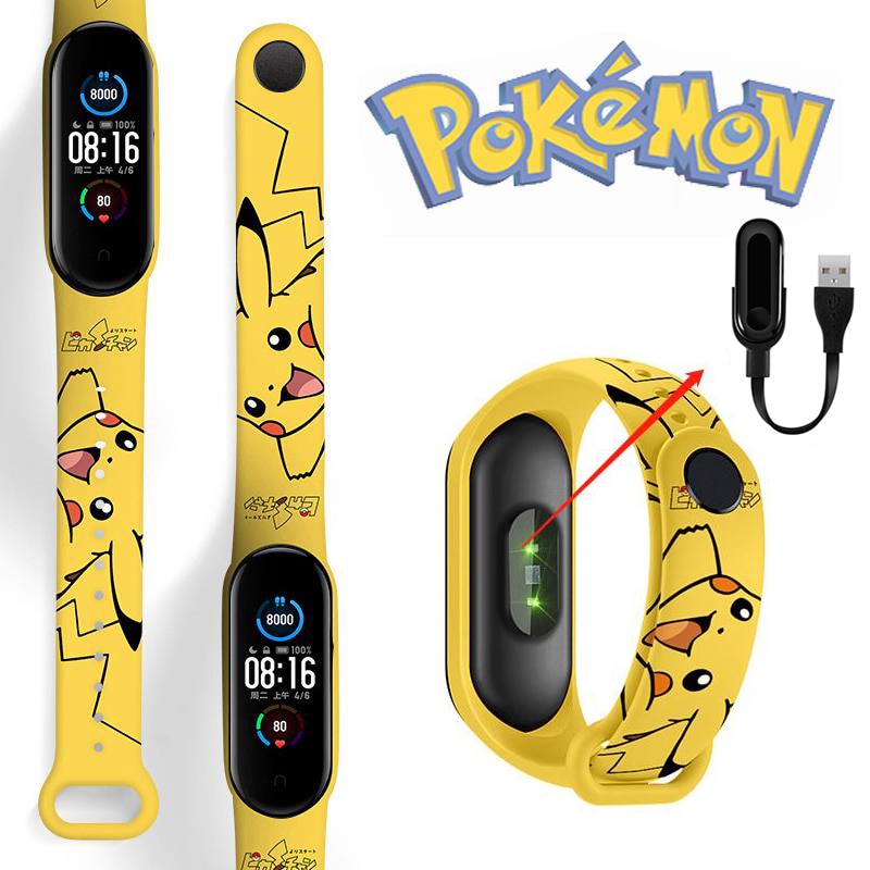 New Original 2023 Pokemon Smart Watch led Rechargeable watch