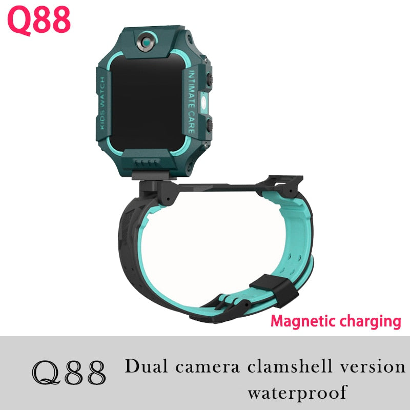 Q12 Children&#39;s Smart Watch SOS Phone Watch Smartwatch For Kids With Sim Card Photo Waterproof IP67 Kids Gift For IOS Android Z5S